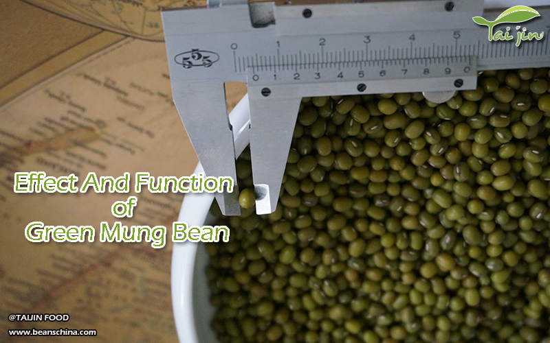 Effect and function of green mung bean