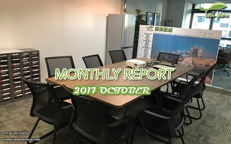 Monthly Report about 2017 October from Taijin Food